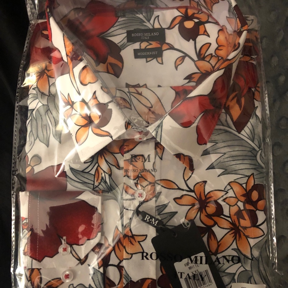 Men’s Rosso Milano Long Sleeve Buttondown